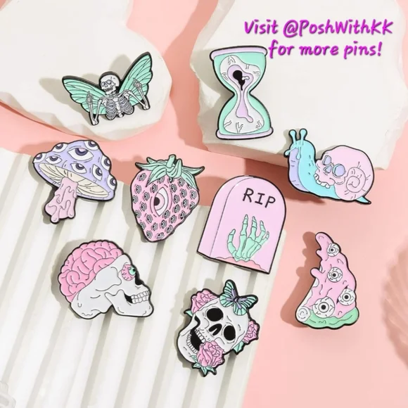 5 Piece Halloween Movie Enamel Pin - Picture 6 of 7